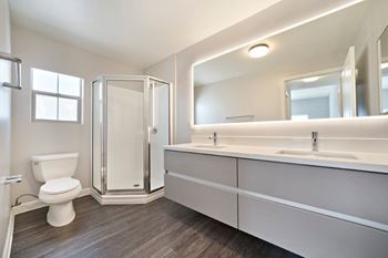 Back-lit bathroom mirrors*